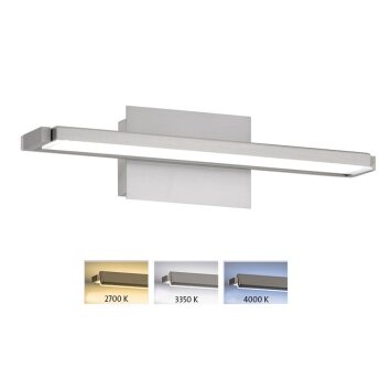 Fischer & Honsel Pare TW Muurlamp LED Nikkel glanzend, 1-licht, Kleurwisselaar