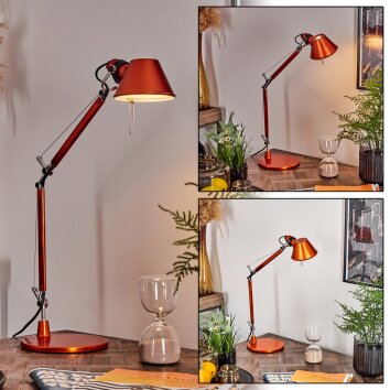 Artemide TOLOMEO MICRO Tafellamp Oranje, 1-licht