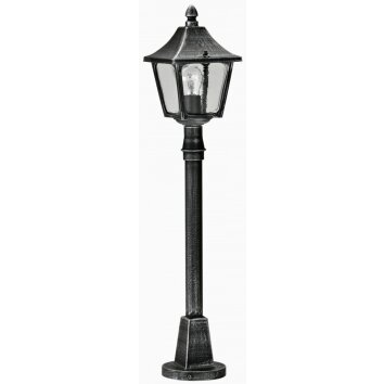 Albert 4128 Buiten staande lamp Zwart, Zilver, 1-licht