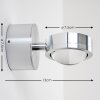 Harare Muurlamp LED Aluminium, 1-licht