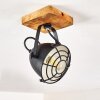 Malix Plafondlamp Bruin, Zwart, 1-licht