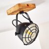 Malix Plafondlamp Bruin, Zwart, 1-licht