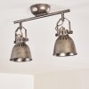 Nanlia Plafondlamp Grijs, Zilver, 2-lichts