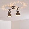 Nanlia Plafondlamp Grijs, Zilver, 2-lichts