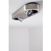 Granada Plafondlamp LED Nikkel mat, 2-lichts