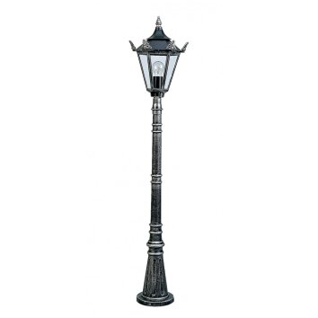 Albert 4137 Buiten staande lamp Zwart, Zilver, 1-licht