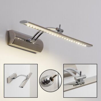 Liberia Displaylamp LED Chroom, 1-licht