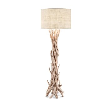 Ideallux DRIFTWOOD Staande lamp Hout licht, 1-licht