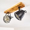 Malix Plafondlamp Bruin, Zwart, 2-lichts