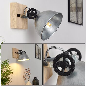 Svanfolk Plafondlamp Bruin, Zwart, Gegalvaniseerd, 1-licht