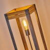 Apia Staande lamp lichtbruin, Zilver, 3-lichts