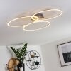 Johsa Plafondlamp LED Nikkel mat, Zilver, 3-lichts