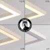 Cheka Plafondlamp LED Aluminium, 3-lichts