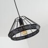 Awali Hanger Zwart, 1-licht