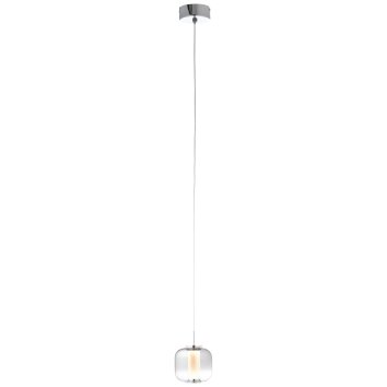 Brilliant Rafa Hanglamp LED Chroom, 1-licht