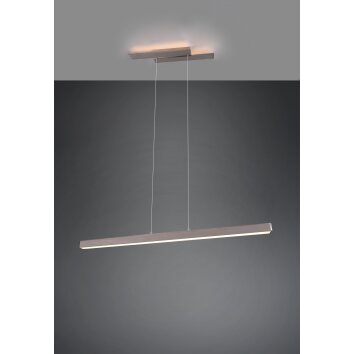 Trio Belfast Hanglamp LED Nikkel mat, 1-licht