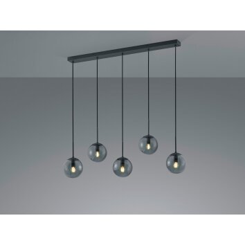 Trio Balini Hanglamp LED Antraciet, 5-lichts