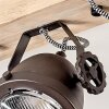 Herford Plafondlamp Hout licht, Koperkleurig, 3-lichts