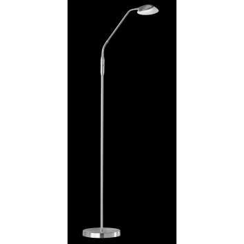 Fischer & Honsel  Pool TW Staande lamp LED Nikkel mat, 1-licht, Bewegingsmelder