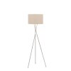 Fischer & Honsel  Wotan Staande lamp Nikkel mat, 3-lichts