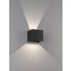 Fischer & Honsel  Wall Muurlamp LED Zwart, 2-lichts