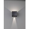 Fischer & Honsel  Wall Muurlamp LED Zwart, 2-lichts