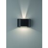 Fischer & Honsel  Wall Muurlamp LED Zwart, 2-lichts