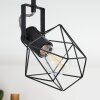 Maracambo Plafondlamp Hout donker, Zwart, 3-lichts