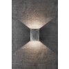 Nordlux FOLD Buiten muurverlichting LED Staal geborsteld, 2-lichts