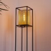 Kabul Staande lamp Goud, Zwart, 1-licht