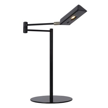 Lucide NUVOLA Bureaulamp LED Zwart, 1-licht