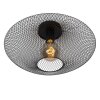 Lucide MESH Plafondlamp Zwart, 1-licht