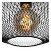 Lucide MESH Plafondlamp Zwart, 1-licht