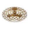 Lucide WOLFRAM Plafondlamp Goud, Messing, 3-lichts