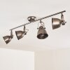 Nanlia Plafondlamp Grijs, Zilver, 4-lichts