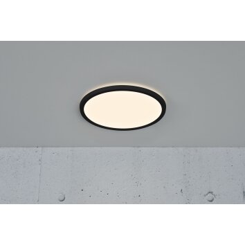 Nordlux OJA Plafondlamp LED Zwart, 1-licht