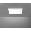 Leuchten-Direkt CANVAS Plafondlamp LED Wit, 1-licht, Afstandsbediening