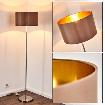 Elsa Staande lamp Nikkel mat, 1-licht