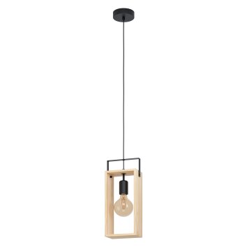 Eglo FAMBOROUGH Hanger Bruin, Zwart, 1-licht