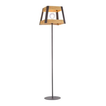 Leuchten-Direkt CRATE Staande lamp Hout licht, 1-licht