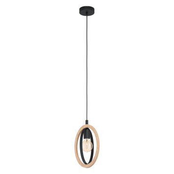 Eglo BASILDON Hanger Bruin, Zwart, 1-licht