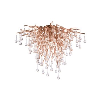 Paul Neuhaus ICICLE Plafondlamp Oud messing, 9-lichts