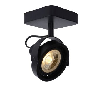 Lucide TALA Plafond straler LED Zwart, 1-licht