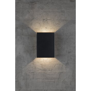 Nordlux FOLD Buiten muurverlichting LED Zwart, 2-lichts