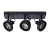 Lucide TALA Plafond straler LED Zwart, 3-lichts