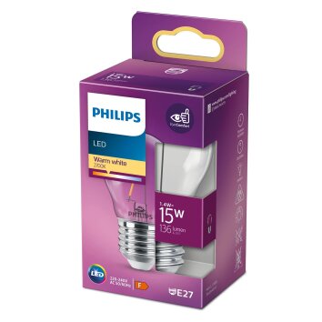 Philips  LED E27 15 Watt 2700 Kelvin 136 Lumen