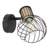 Globo LUISE Spotlamp Zwart, 1-licht