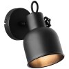 Brilliant Rolet Spotlamp Zwart, 1-licht