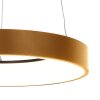 Steinhauer Ringlede Hanglamp Goud, Wit, 1-licht