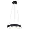 Steinhauer Ringlede Hanglamp Zwart, Wit, 1-licht